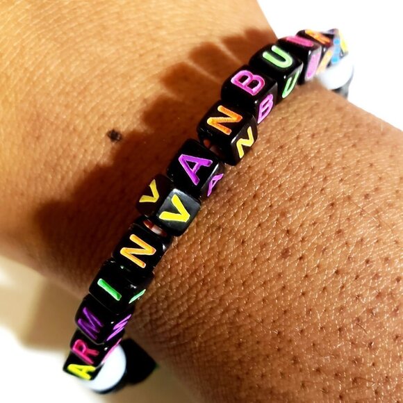 DJ Armin Van Buuren Glow in Dark kandi bracelet - Picture 3 of 3